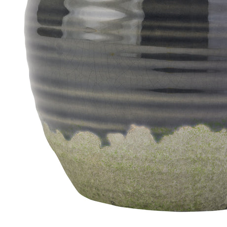 seville collection navy squat vase