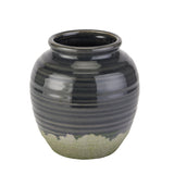 seville collection navy squat vase