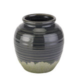 Jeanne Collection Navy Squat Vase