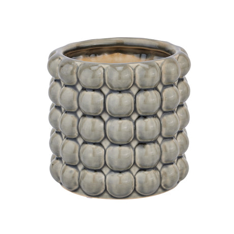 seville collection grey bubble planter