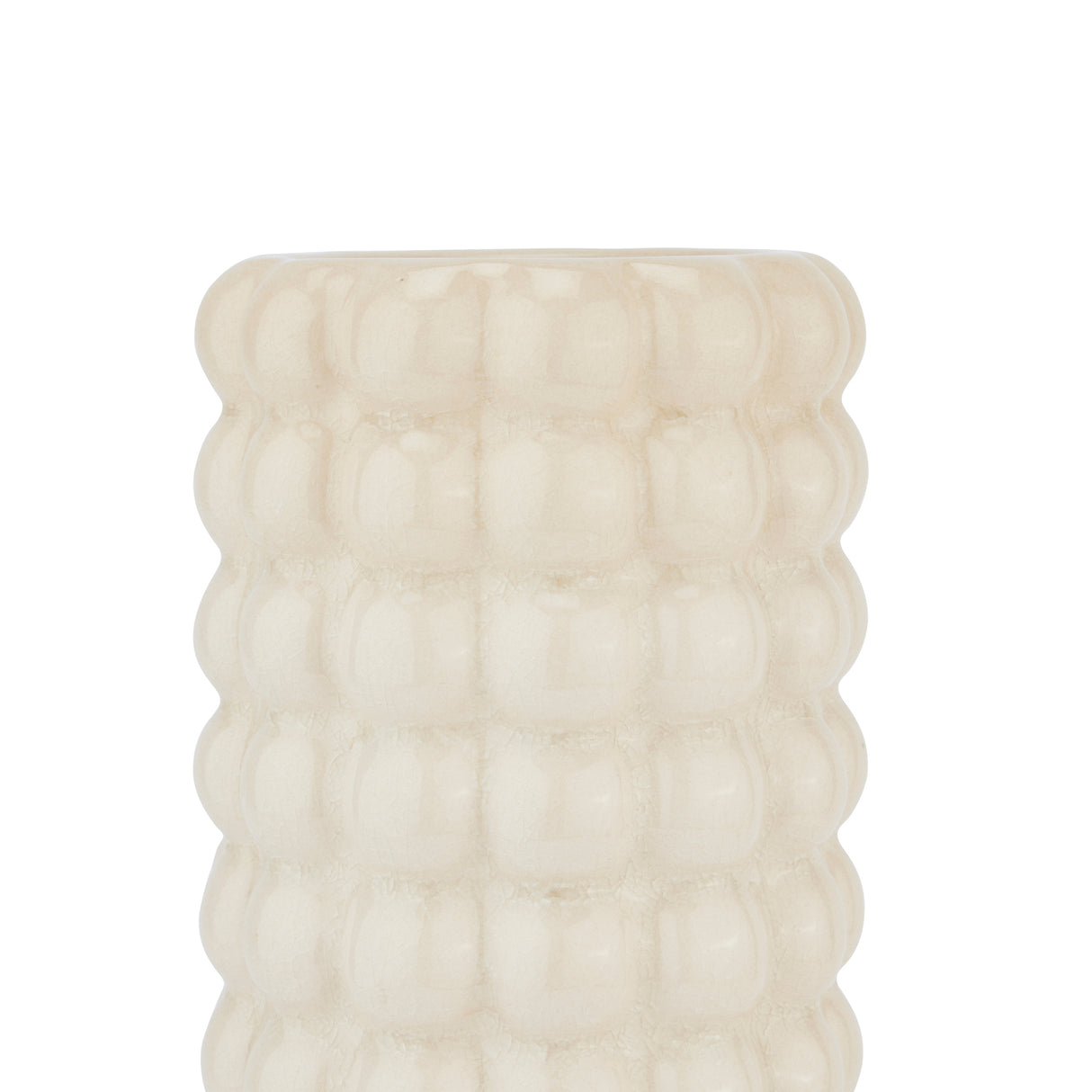 seville collection cream bubble vase