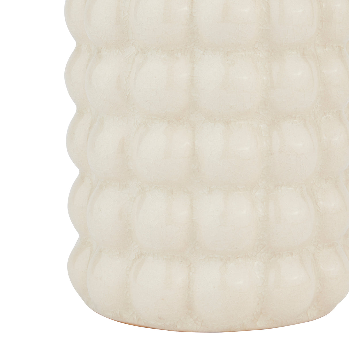 seville collection cream bubble vase