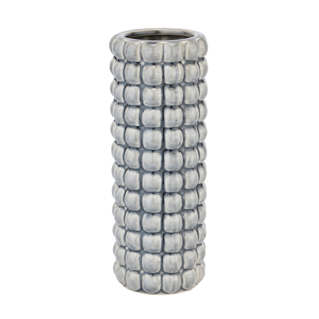 Clemence Collection Grey Bubble Vase
