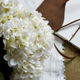 white hydrangea bunch