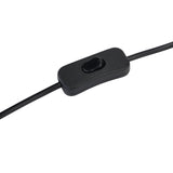 ice shadows table lamp with navy blue lampshade