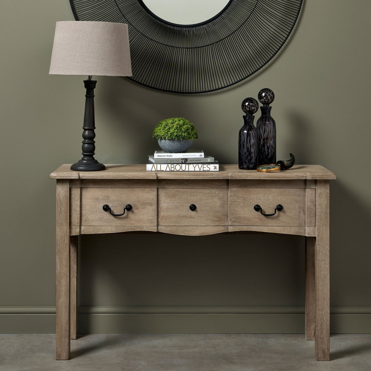 copgrove collection 1 drawer console