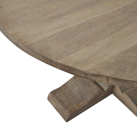copgrove collection round pedestal dining table