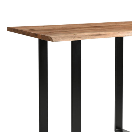 live edge bar table