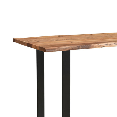live edge large bar table