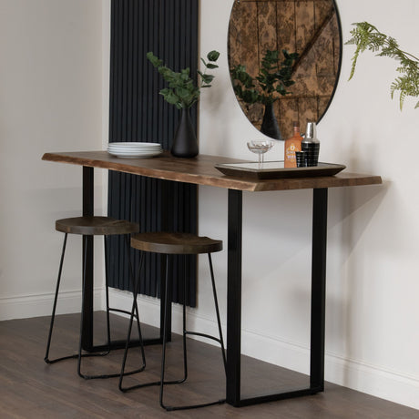 live edge large bar table