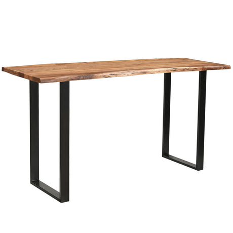 live edge large bar table