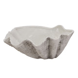 large ceramic adele shell bowl