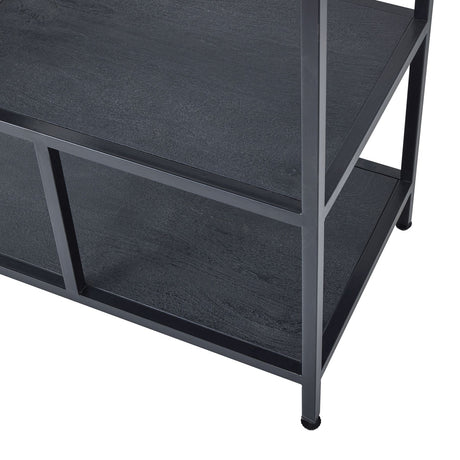 large black multi shelf unit