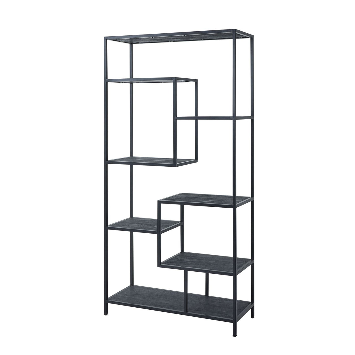 Therese Large Black Multi Shelf Unit