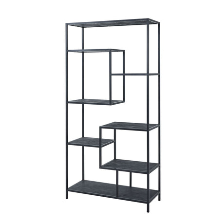 large black multi shelf unit