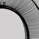 chico black large wire mirror