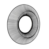 Angelique Chico Black Large Wire Mirror