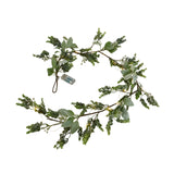Therese LED Winter Garland With Eucalyptus And Lambs Ear