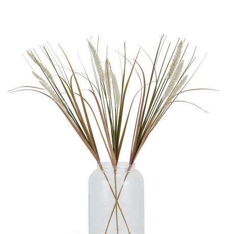 cream triple grass stem