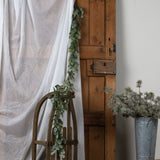 frosted pine and eucalyptus garland