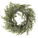 Violette Frosted Pine And Eucalyptus Wreath