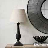 black cast lattice bowl