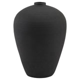 matt black tall astral vase