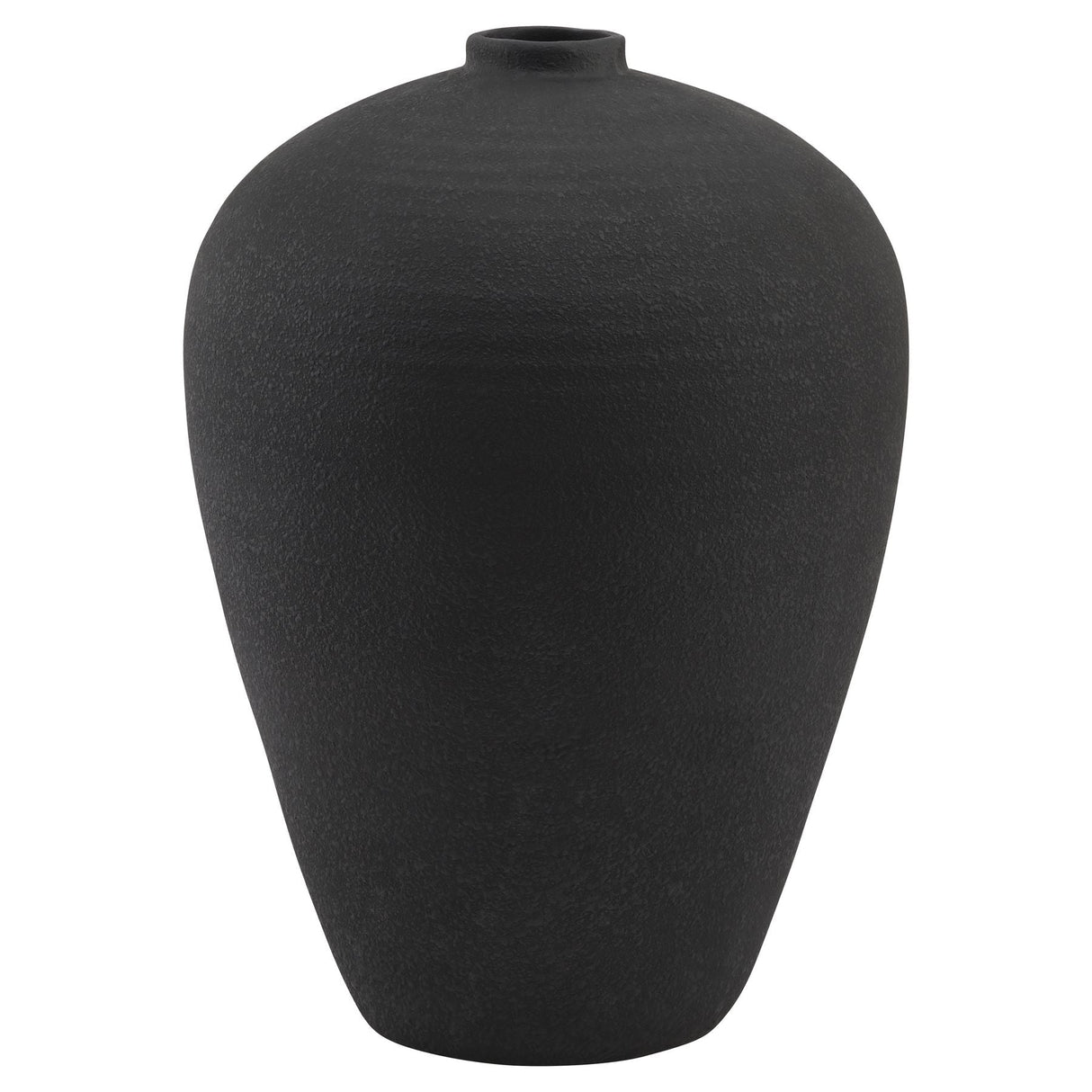 Clara Matt Black Tall Astral Vase