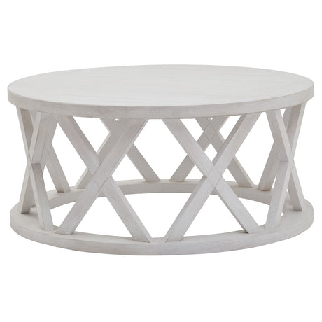 stamford plank collection round coffee table