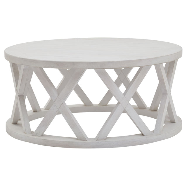 stamford plank collection round coffee table
