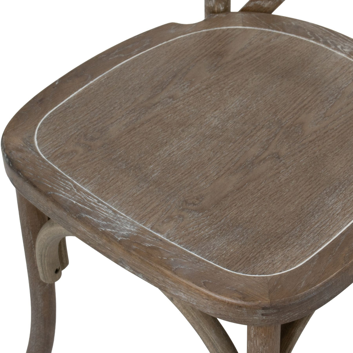 light oak cross back dining chair