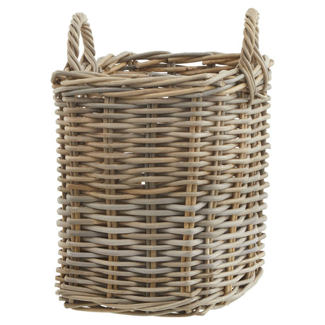 set of 3 kubu rattan square storage baskets