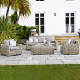 amalfi collection outdoor five seater set