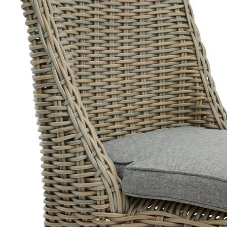 amalfi collection outdoor round dining chair