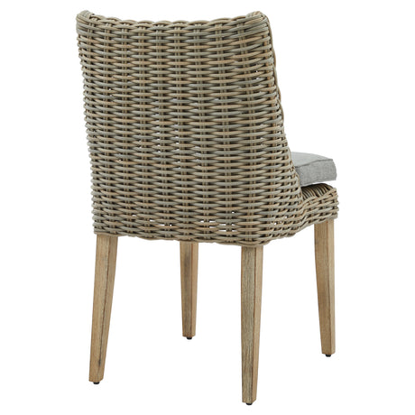 amalfi collection outdoor round dining chair