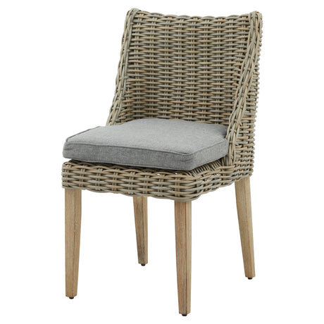 amalfi collection outdoor round dining chair