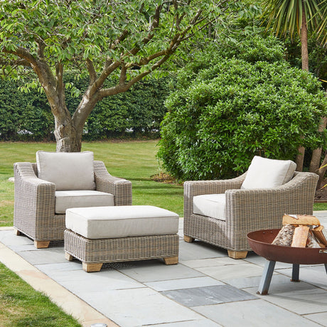 capri collection outdoor foot stool