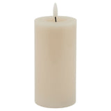 Elodie Luxe Collection Melt Effect 3x6 Taupe LED Wax Candle