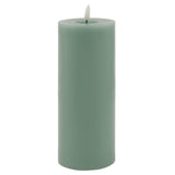 Edith 3.5x9 Sage LED Wax Candle