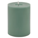 Edith 6x8 Sage LED Wax Candle
