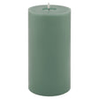 luxe collection melt effect 6x12 sage led wax candle