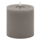 Edith 5x5 Grey LED Wax Candle