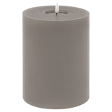 Edith 6x8 Grey LED Wax Candle