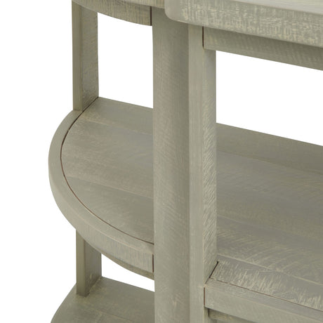 saltaire collection 2 shelf console table