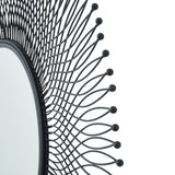 rio black large wire mirror
