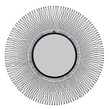 Leonine Black Large Wire Mirror