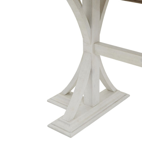 luna collection rectangular bar table