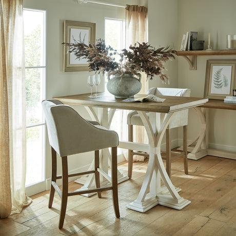 luna collection rectangular bar table