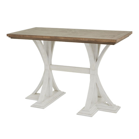 luna collection rectangular bar table