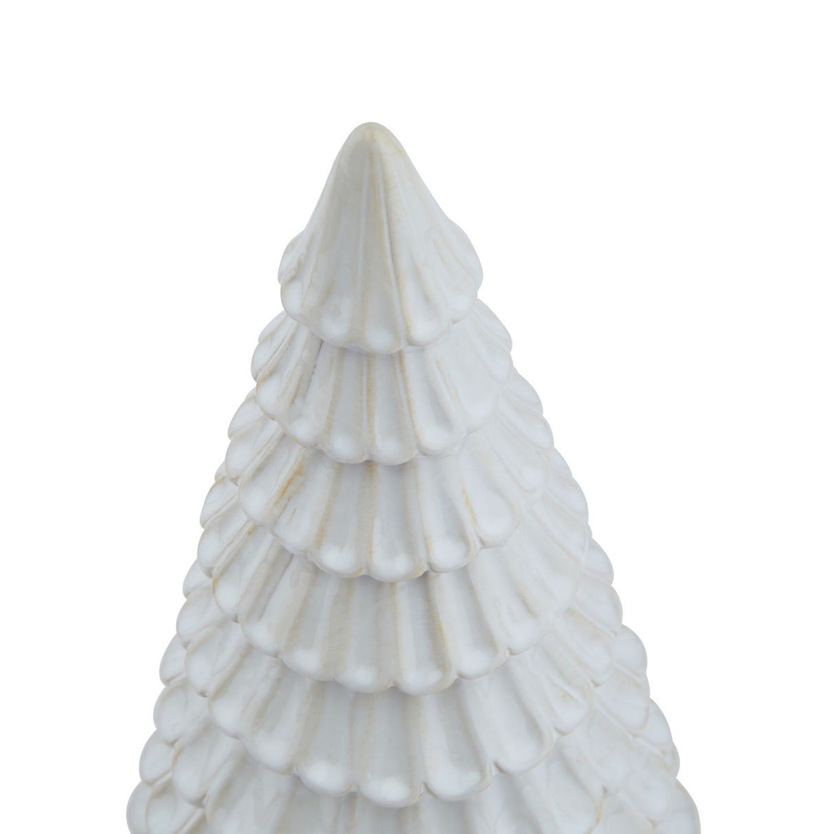white ceramic fir tree